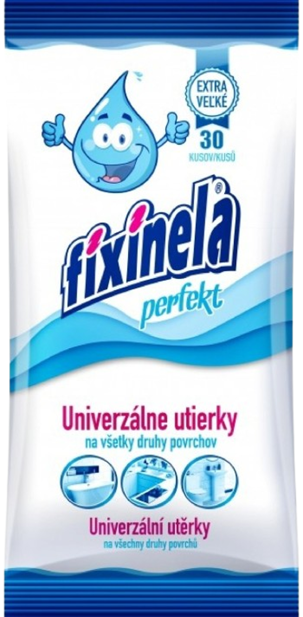 Fixinela perfekt univerzální vlhčené ubrousky 30ks