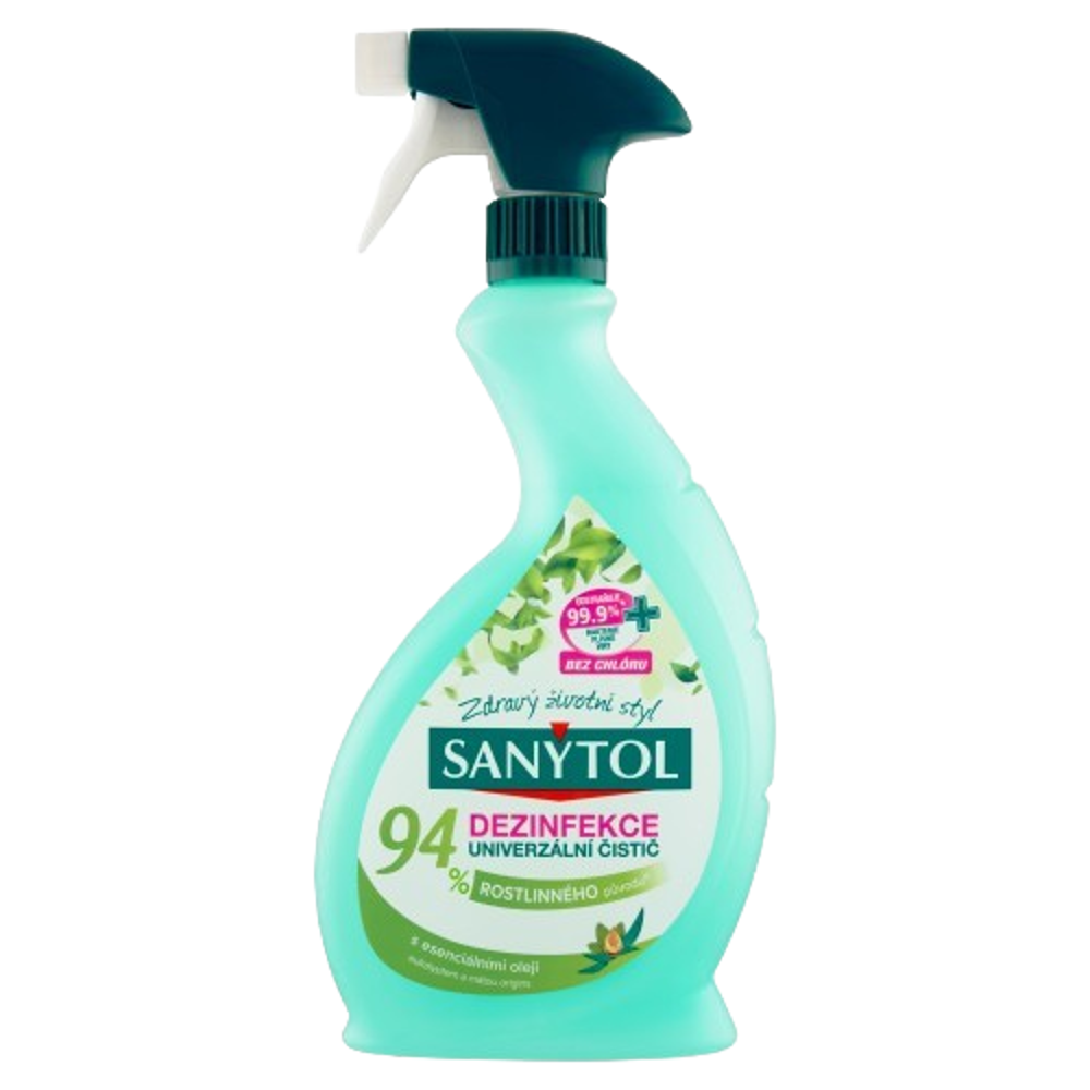 SANYTOL Dezinfekce 94% rostlinného původu sprej 500ml