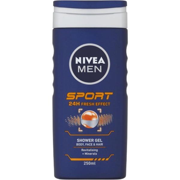 NIVEA men sprchový gel 250ml SPORT