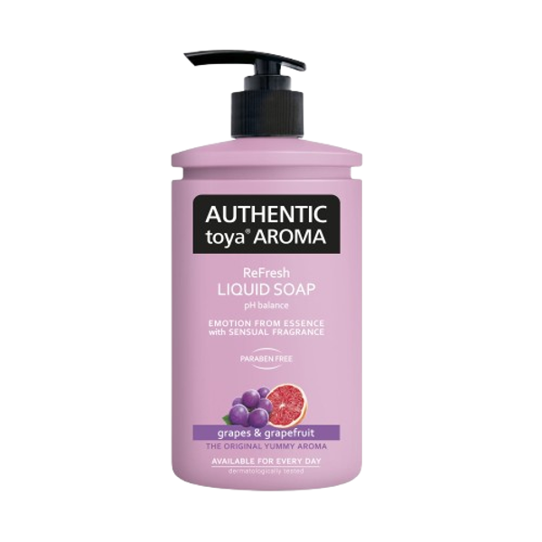 Authentic toya aroma tekuté mýdlo s dávkovačem 400ml Grapes&Grapefruit