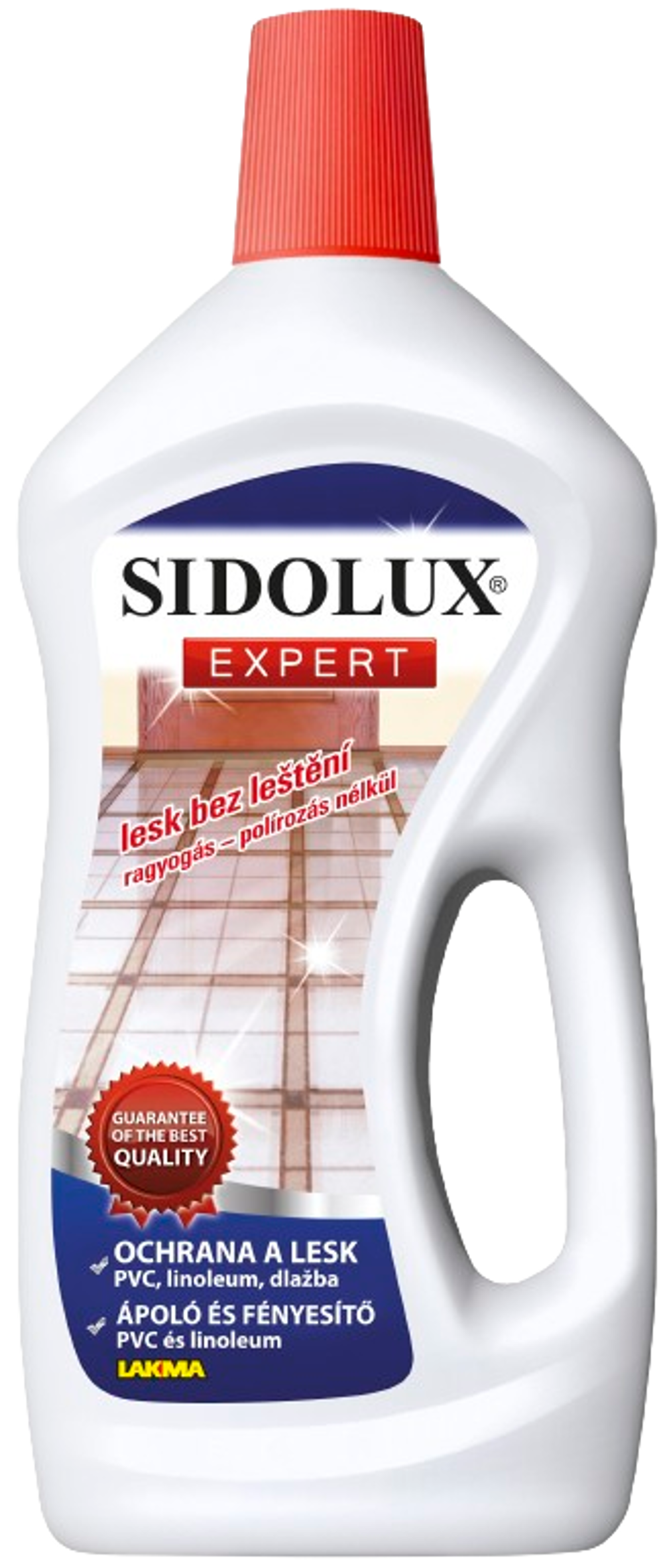 SIDOLUX EXPERT ochranný lesk na podlahy PVC, LINOLEUM, DLAŽBA, 750ml