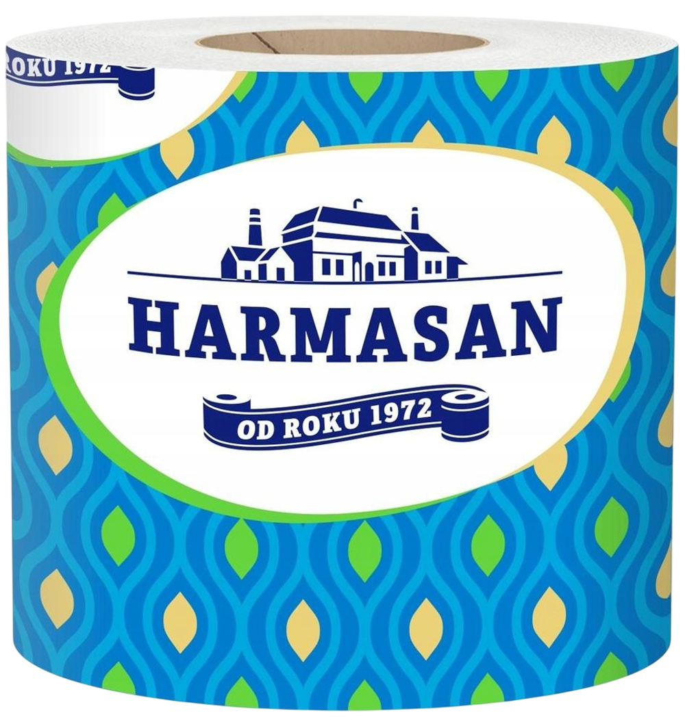 Toaletní papír Harmasan 1vr, 400 útr., délka 50m (1ks)