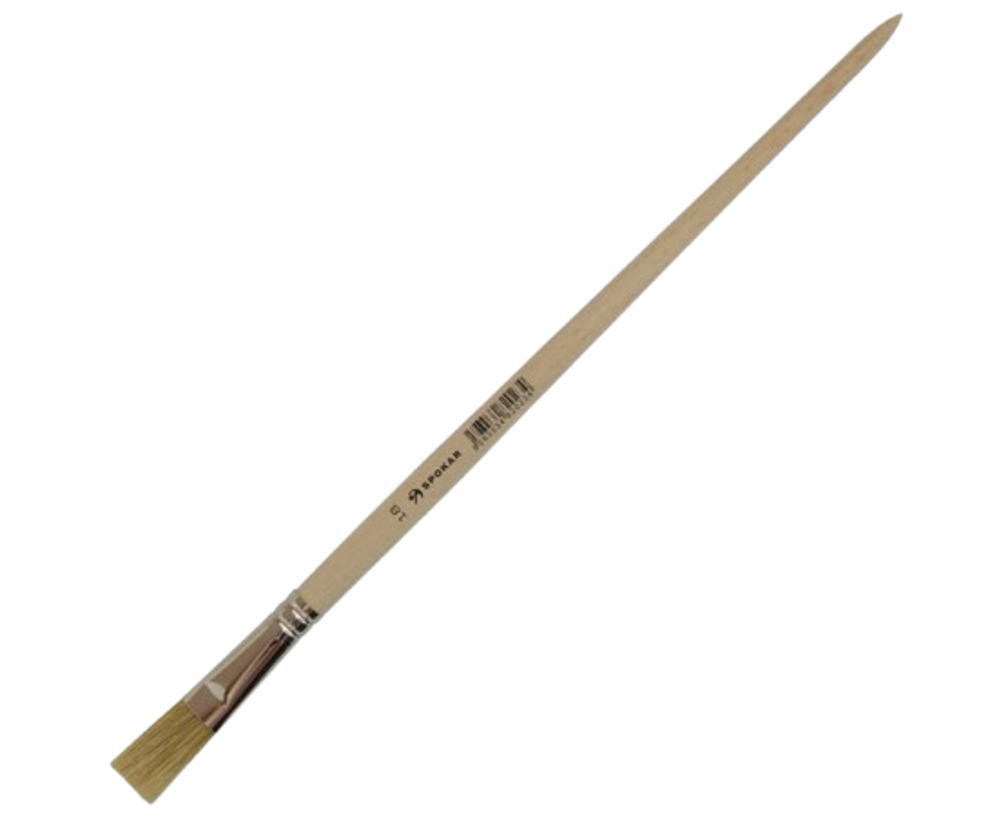 Štětec umělecký plochý S 8231/101 nelakovaný 20