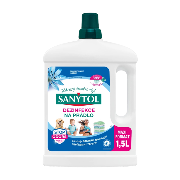 SANYTOL Dezinfekce na prádlo ACTIVE FRESH 1,5l