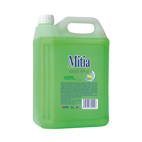 Mitia Family tekuté mýdlo 5l Zelené jablko