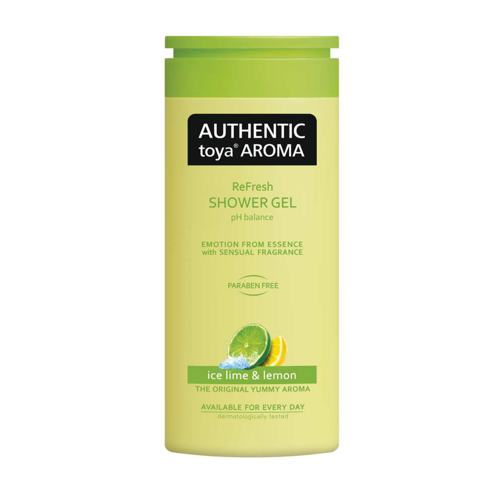 Authentic toya aroma sprchový gel 400ml Ice lime&lemon