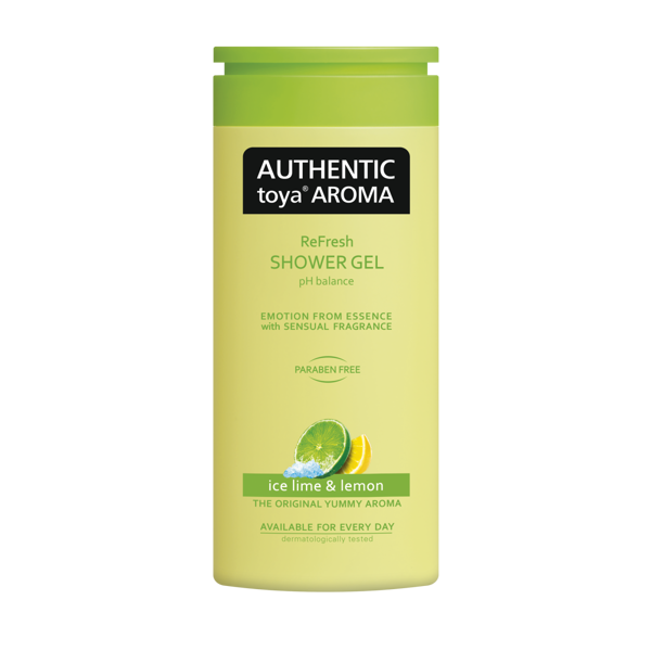 Authentic toya aroma sprchový gel 400ml Ice lime&lemon