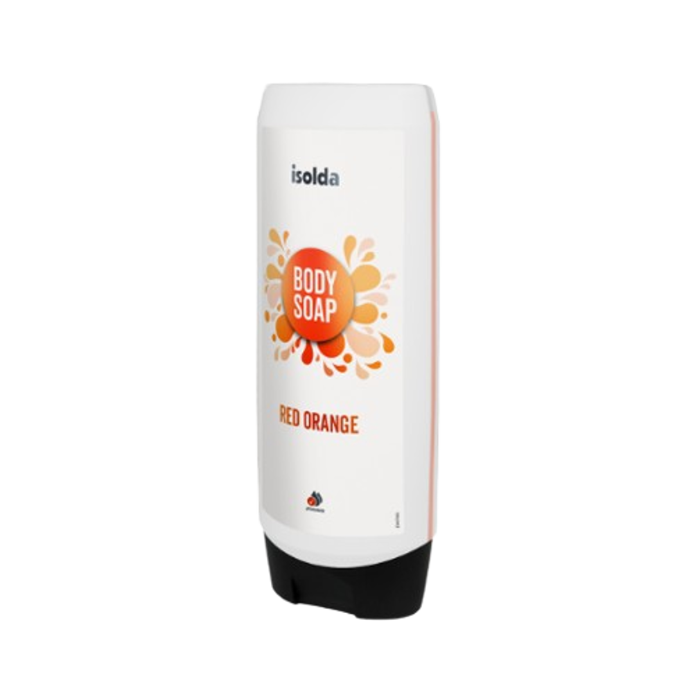 ISOLDA Red orange body soap CLICK&GO! 550ml, tělové mýdlo