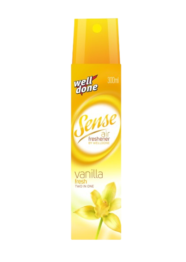Sense Osvěžovač vzduchu Vanilla 300ml sprej Welldone