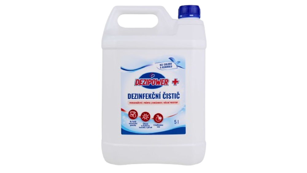 DEZIPOWER PLUS dezinfekční čistič 5l bez chloru (antibakteriální)
