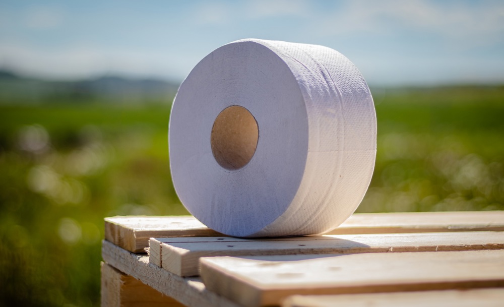 Toaletní papír Jumbo 190, 2vr recykl 65% bělost, 150m (6ks), FROS