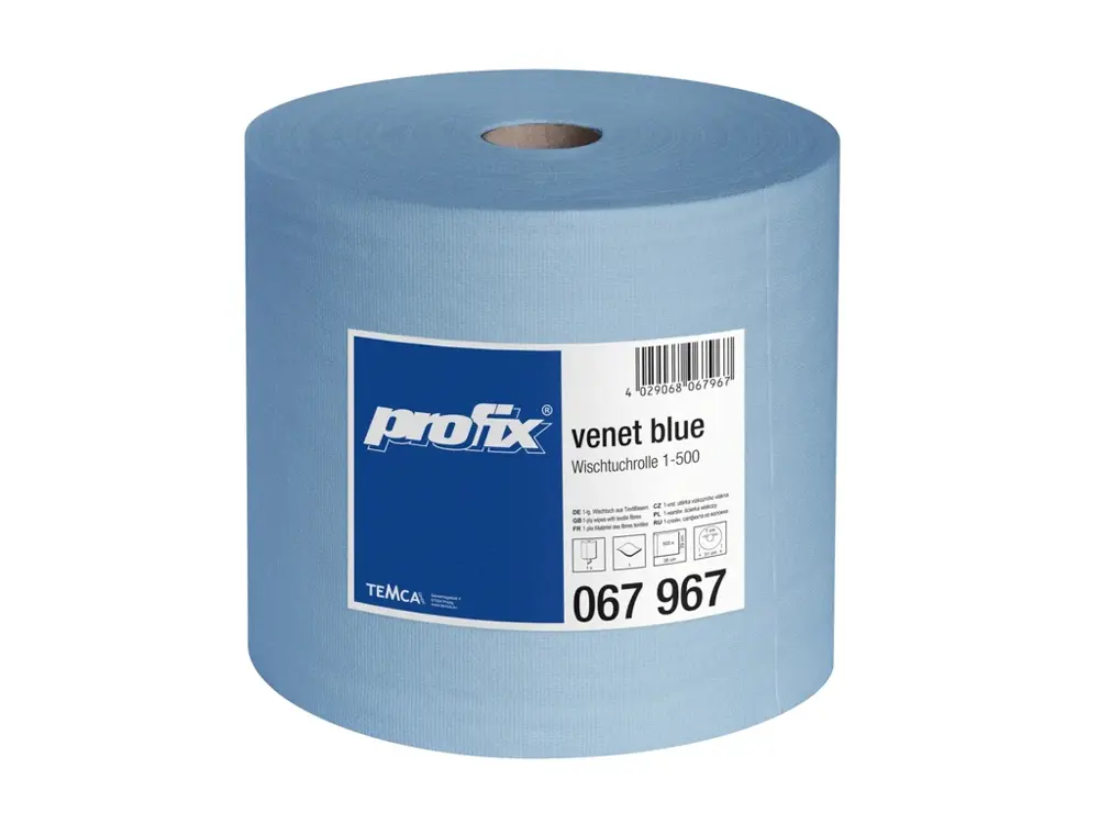 Průmyslová role malá TEMCA Profix venet blue 500 modrá - 1ks