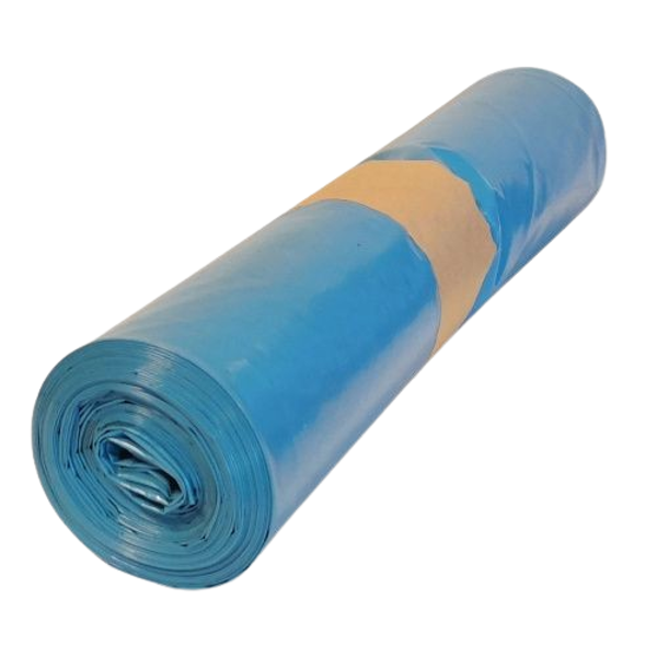 Pytle na odpad 240l, 10ks/role, 80my, 100x120cm, modré