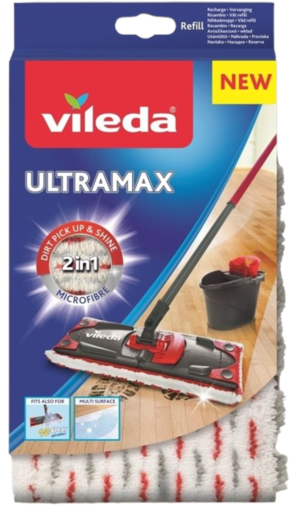 Vileda Ultramax mop 2v1 microfibre (36x14cm)