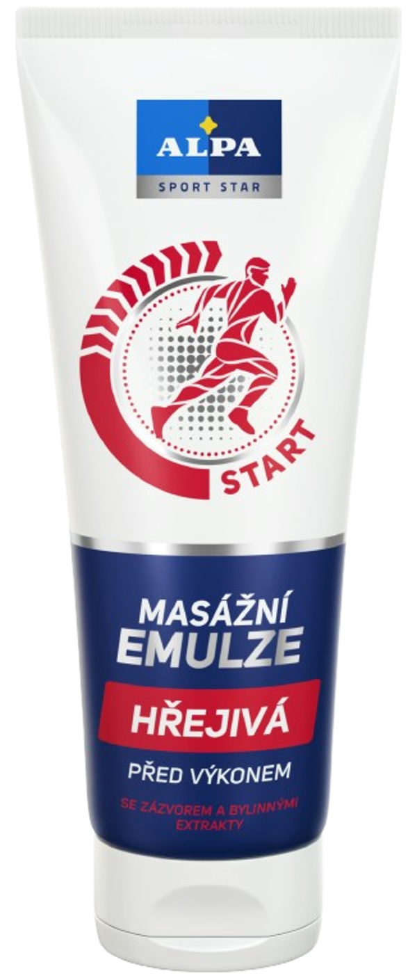 ALPA masážní hřejivá emulze 210ml