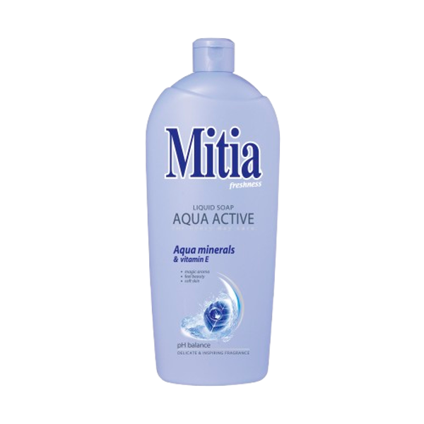 Mitia tekuté mýdlo 1l Aqua active