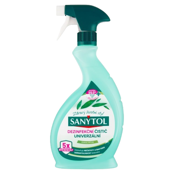 SANYTOL dezinfekční univerzální čistič sprej 500ml Eukalyptus