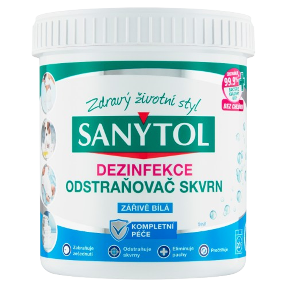 SANYTOL dezinfekce, odstraňovač skvrn bělící 450g