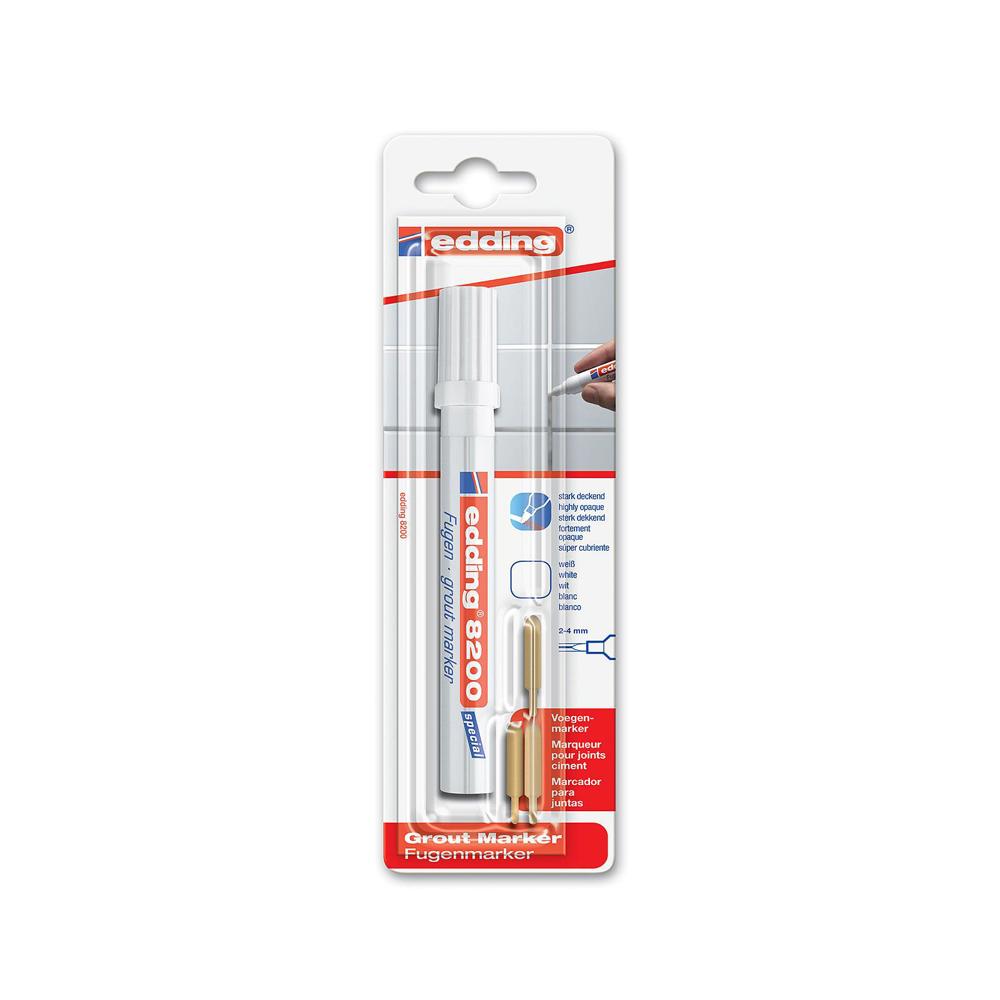 Edding Popisovače na spáry 8200 DiY - bílý