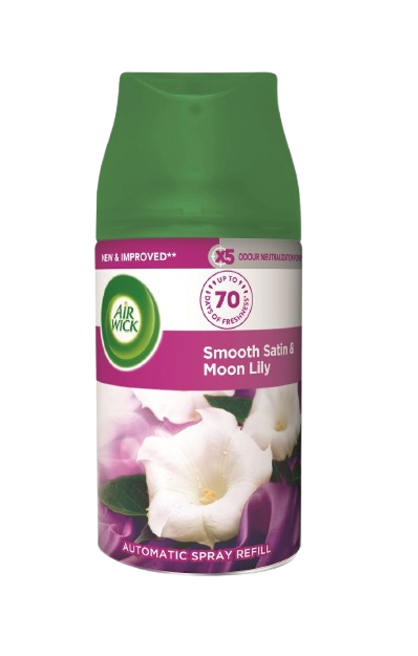 Airwick FreshMatic 250ml Jemný satén a M.lilie náplň