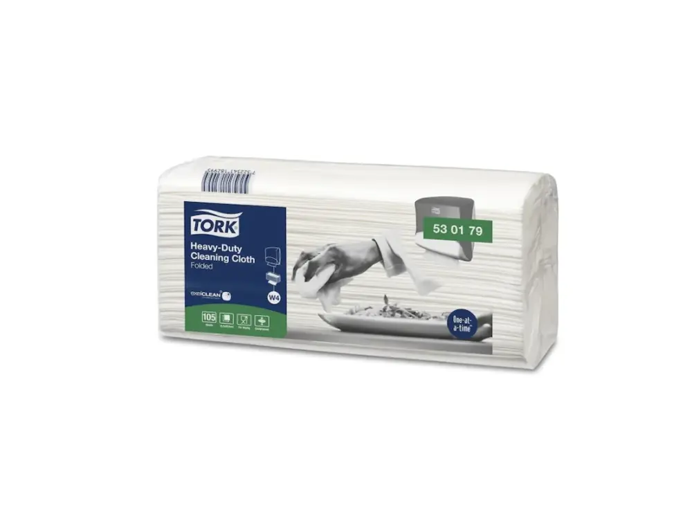 Netkaná textílie Tork Premium 530 Top Pak bílá W4 NEW - 105ks