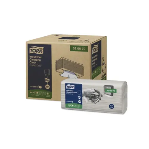 Netkaná textílie Tork Premium 520 Top Pak šedá W4 NEW - 120ks