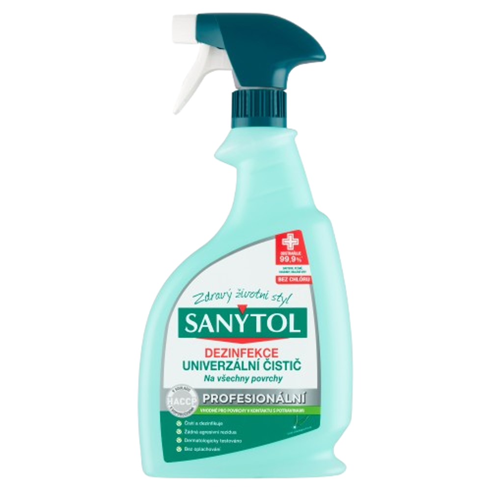 SANYTOL Professional Univerzální čistič  Eukalyptus 750ml