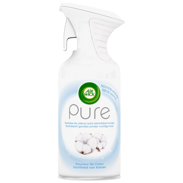 Airwick osvěžovač 250ml Pure Jemná bavlna sprej