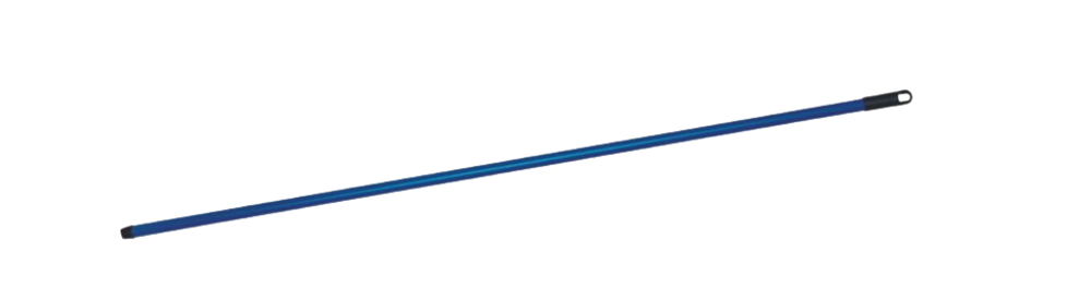 Hůl kovová závit, závěs 130cm BÍLÁ