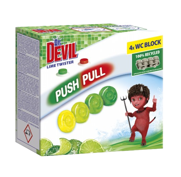 Dr. Devil push pull 4x20g Lime twister