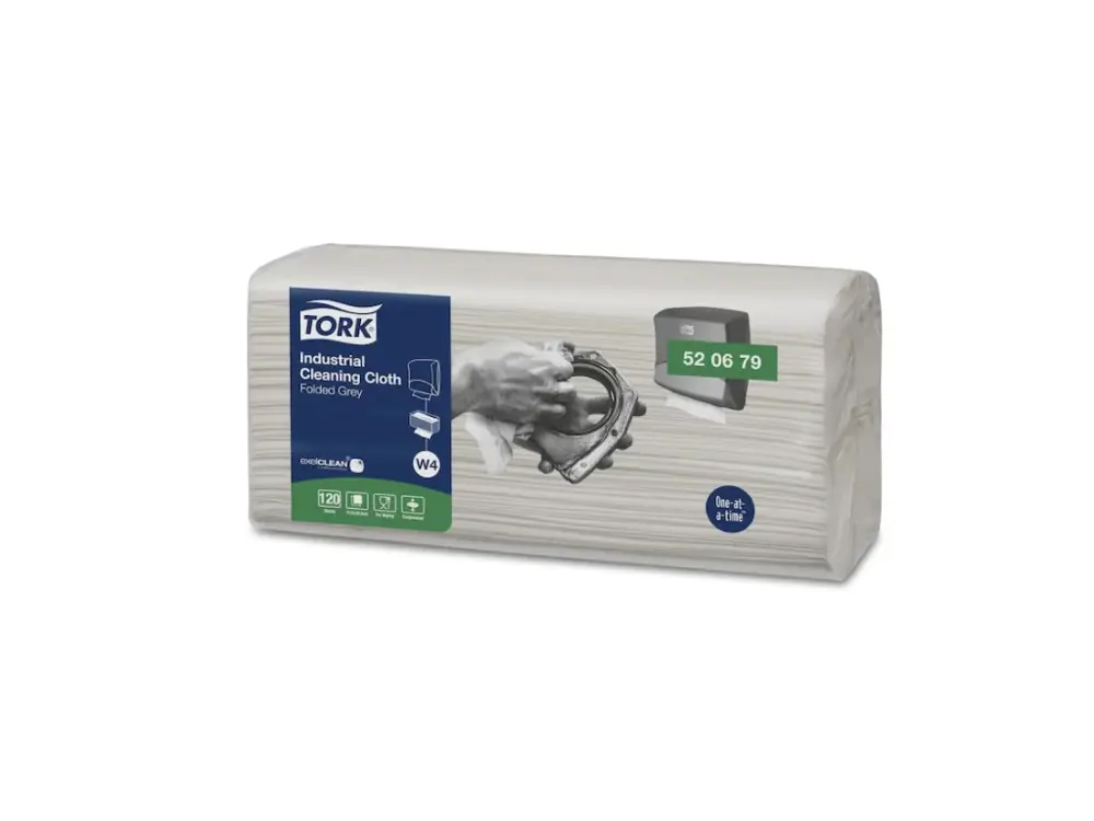 Netkaná textílie Tork Premium 520 Top Pak šedá W4 NEW - 120ks