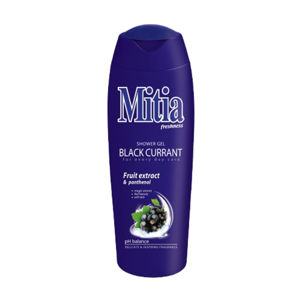 Mitia freshness sprchový gel 400ml Black currant