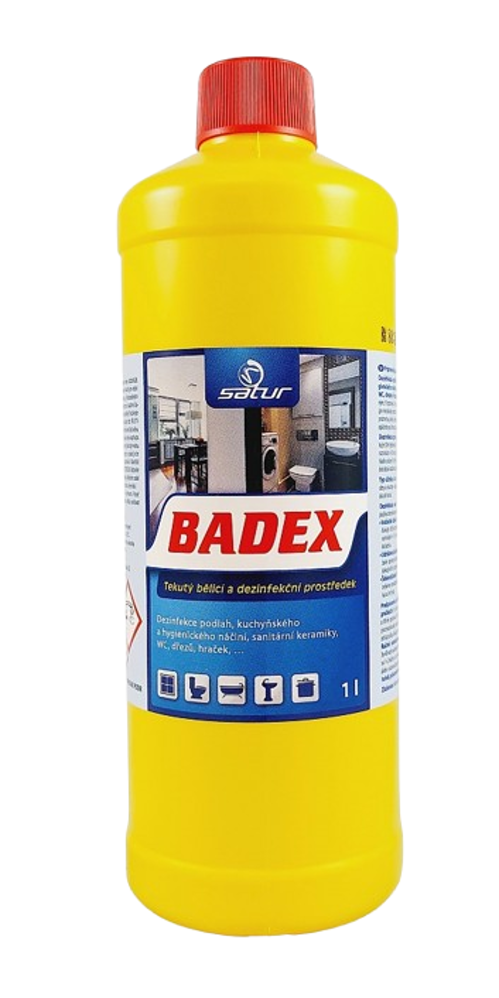 Satur BADEX 1l bělící a dezinfekční přípravek