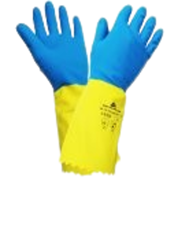 Rukavice úklidové XS s bavlněnou výplní DUOCOLOR 330