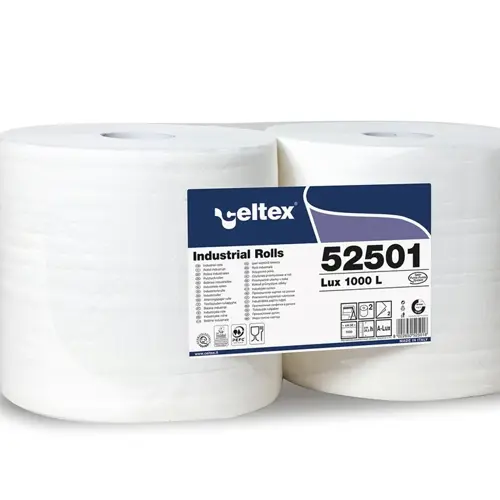 Průmyslová papírová utěrka CELTEX Lux 1000 L, šířka 26,5cm - 2ks