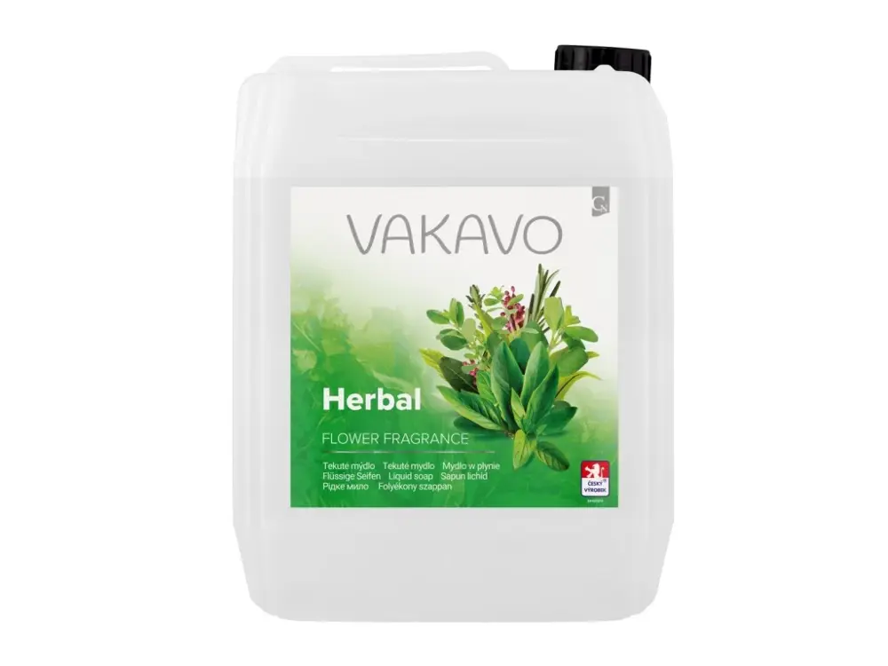 Tekuté mýdlo Vakavo herbal 5l