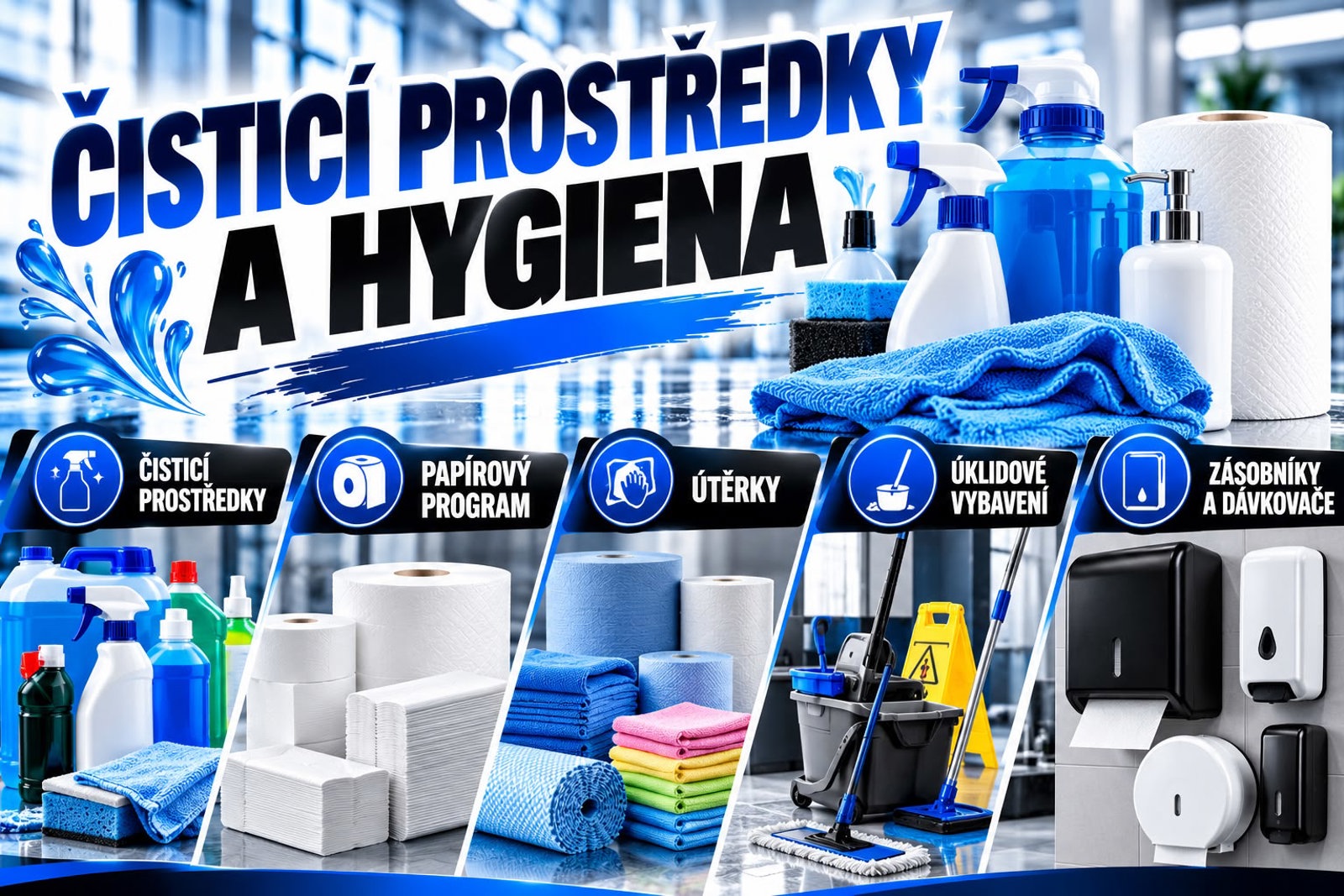 Čistící prostředky a hygiena