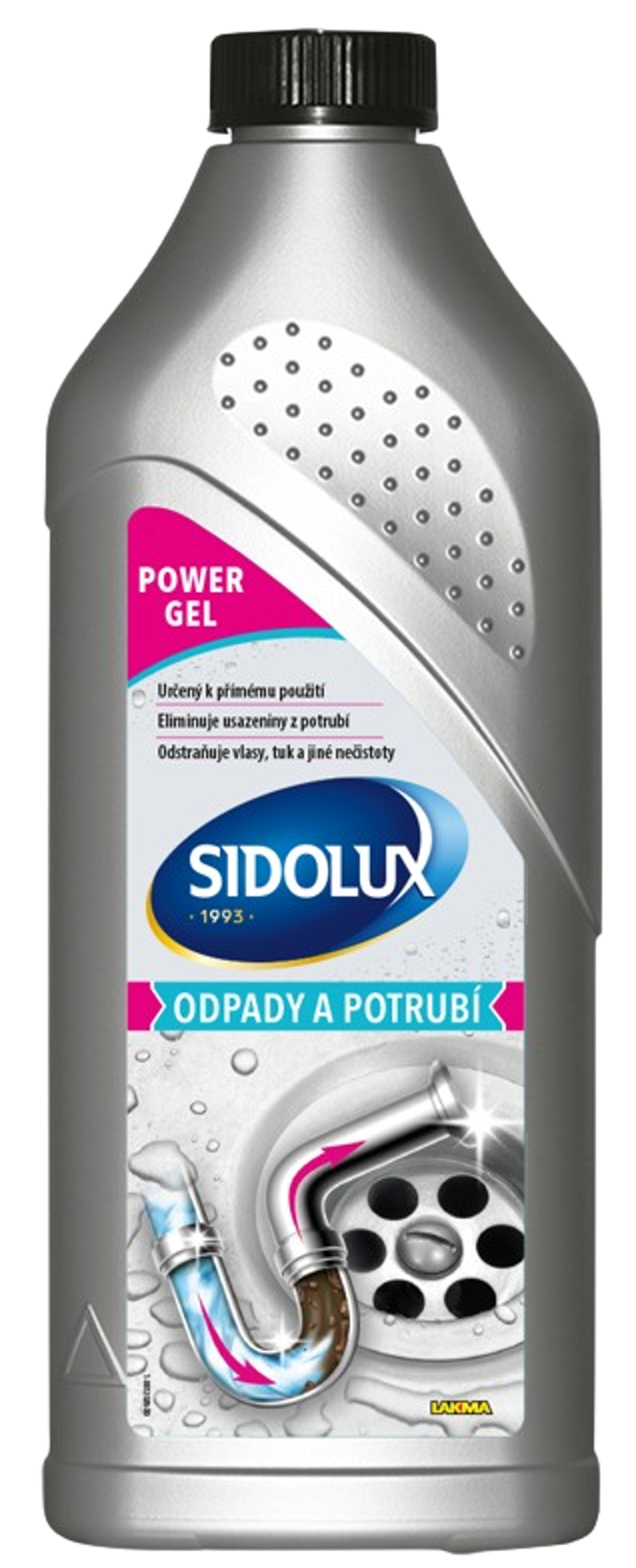 SIDOLUX PROFESSIONAL gelový čistič odpadů a potrubí 1l