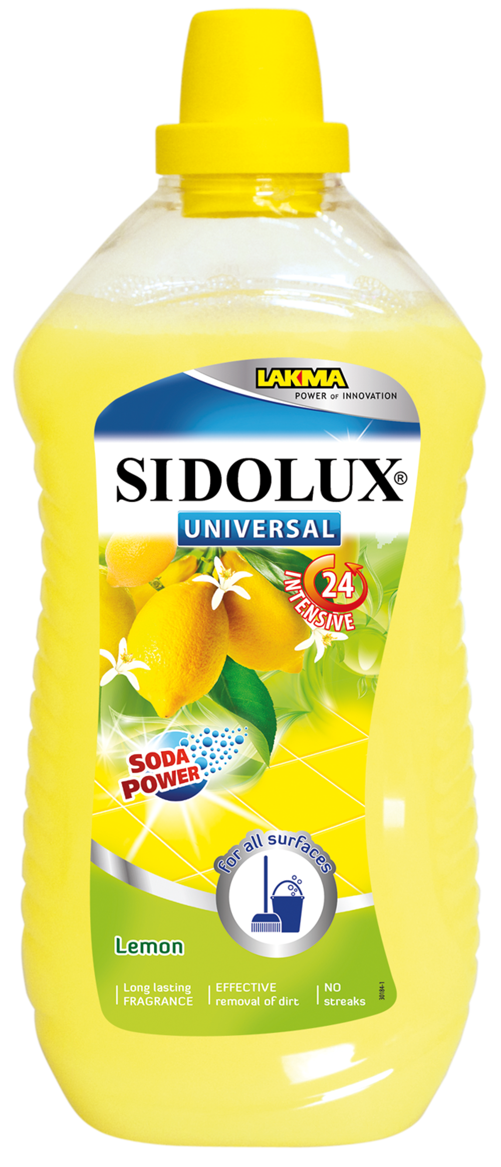 SIDOLUX UNIVERSAL soda power fresh Lemon 1l