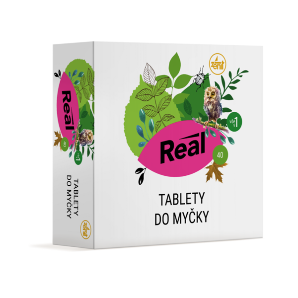 Real tablety do myčky 40ks