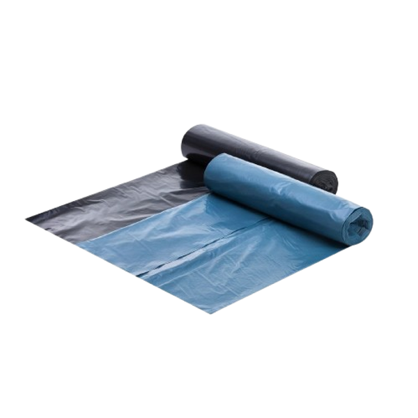 Pytle na odpad LDPE 120l, 25ks/role, 60my, 70x110cm, černé