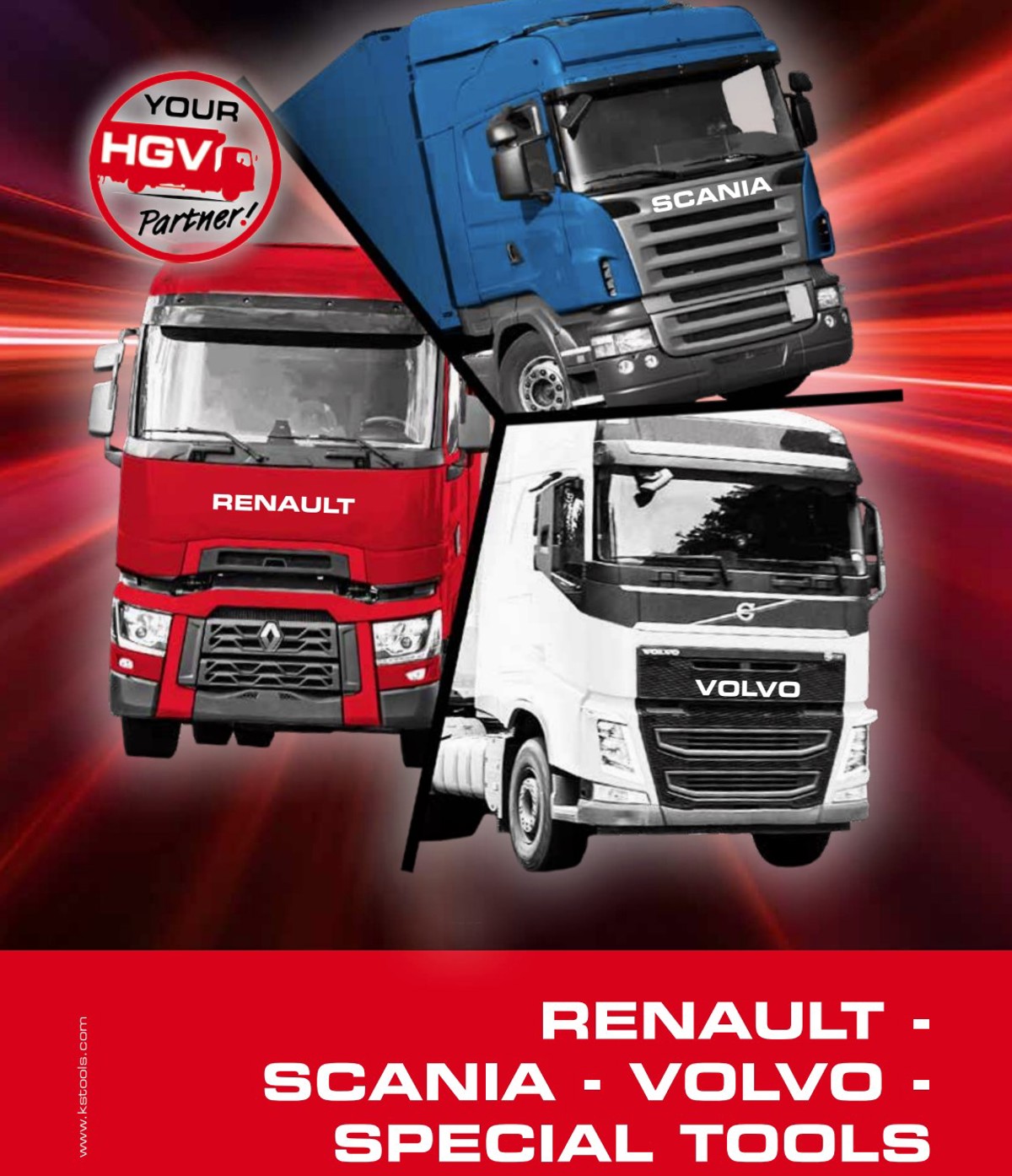 Katalogy - speciální nářadí pro nákladní automobily KS TOOLS