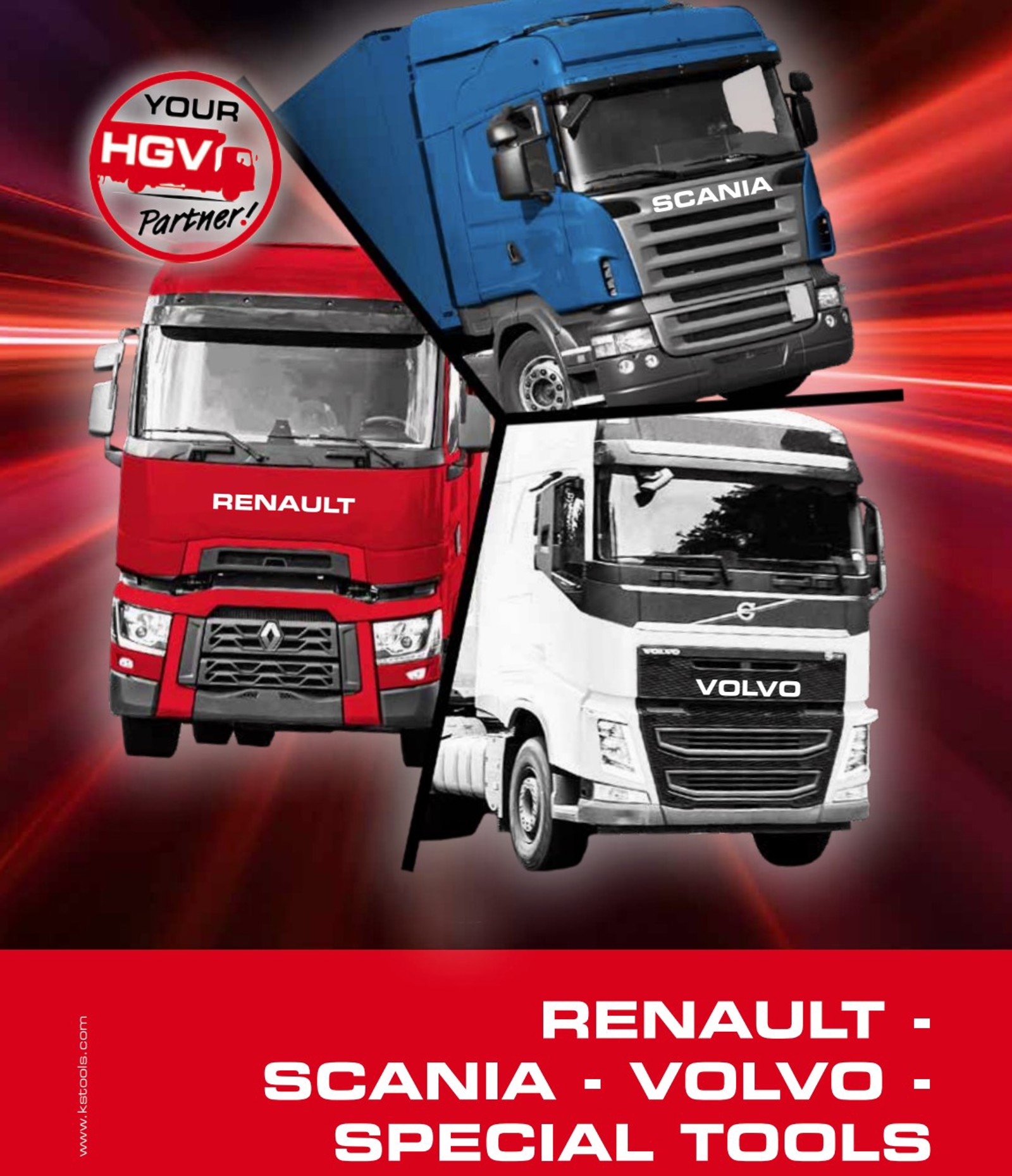 Katalogy - speciální nářadí pro nákladní automobily KS TOOLS