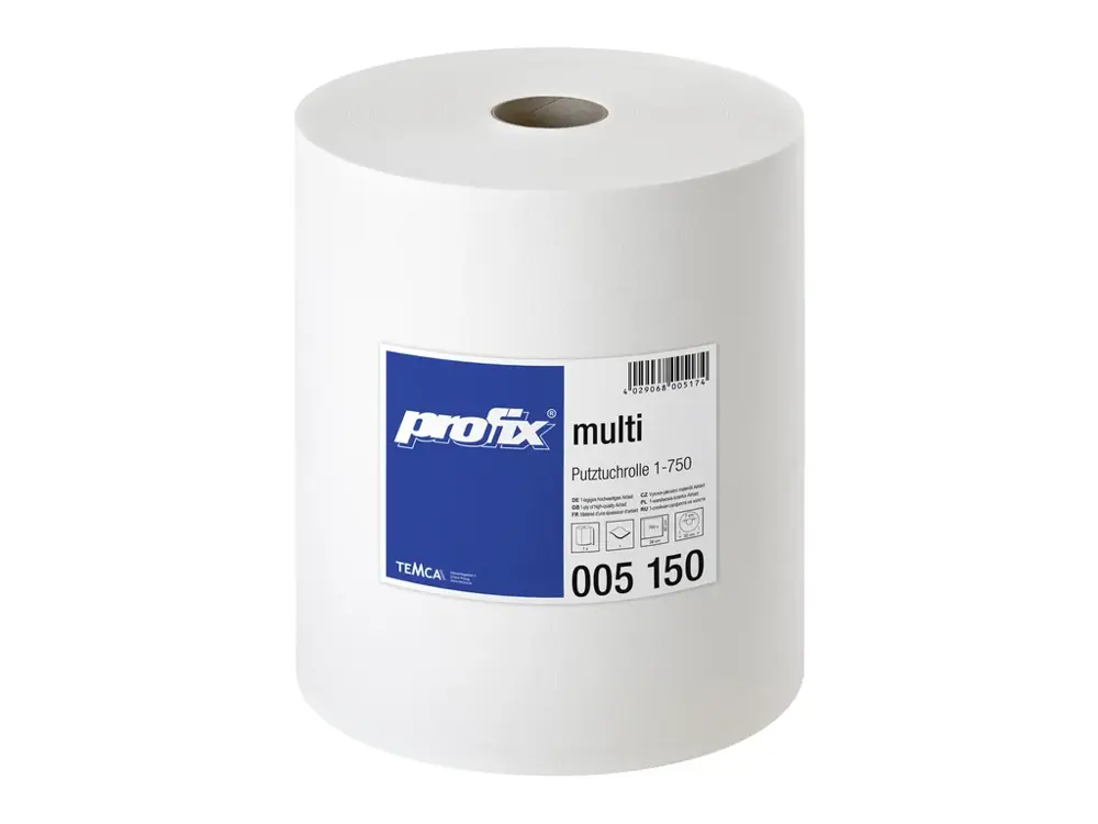 Průmyslová role velká TEMCA Airlaid Profix multi 750 bílá - 1ks