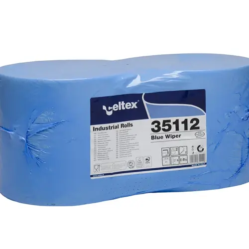 Průmyslová papírová utěrka CELTEX Blue Wiper 970, šířka 24cm, 2vrstvy - 2ks