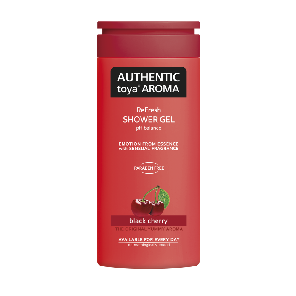 Authentic toya sprchový gel 400ml Black cherry