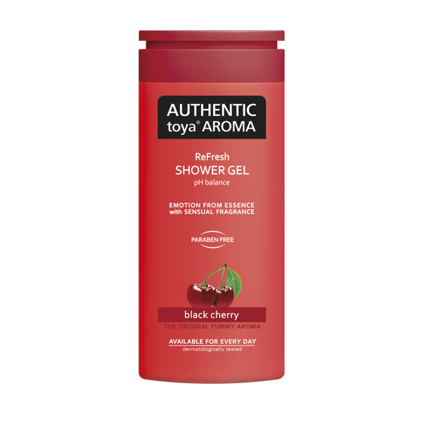 Authentic toya sprchový gel 400ml Black cherry