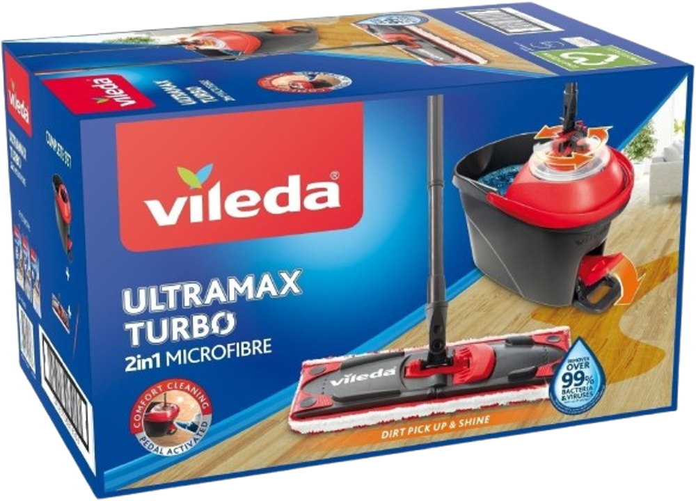 Vileda Ultramat set Box Turbo (plochý s pedálem)