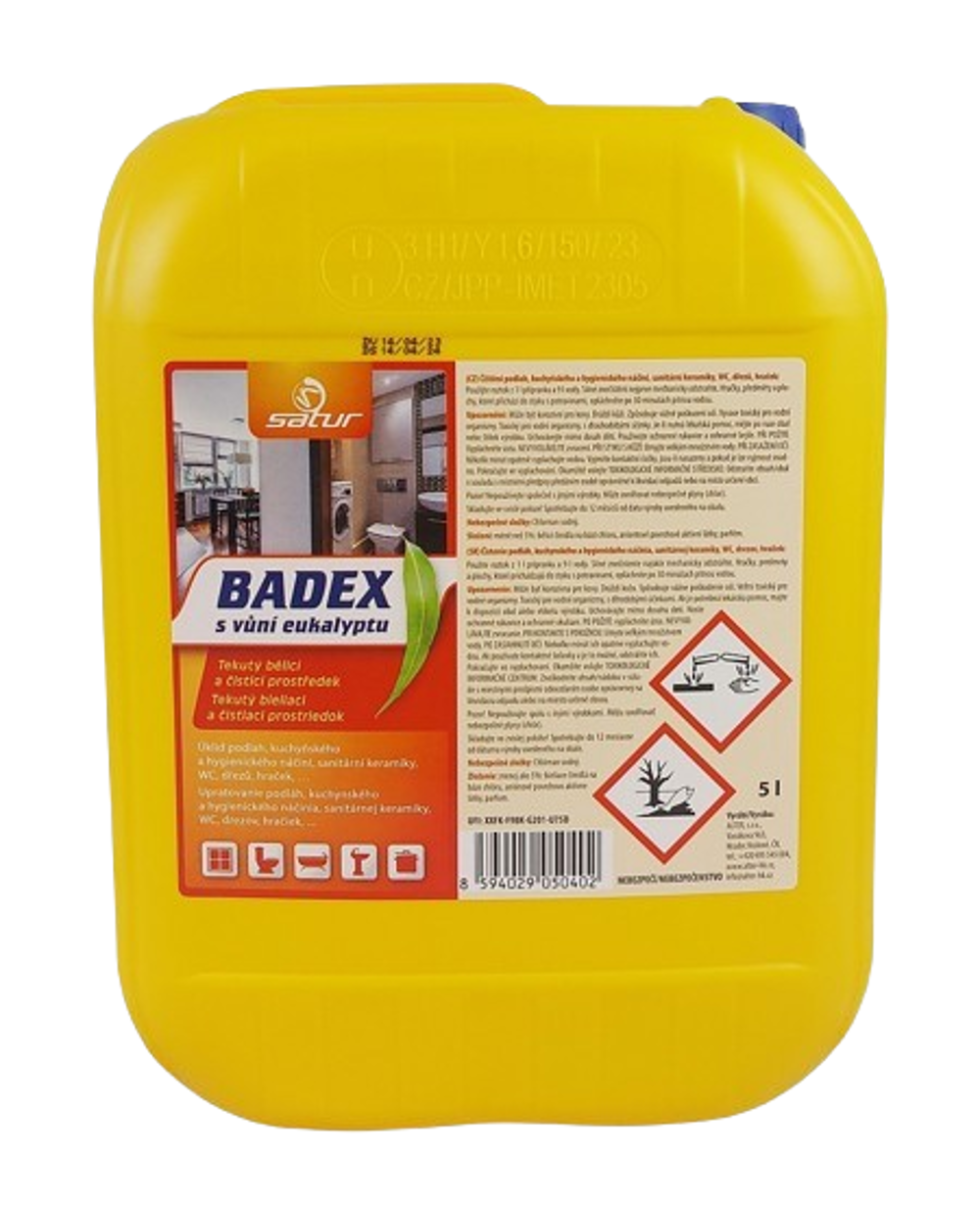 Satur BADEX s vůní Eukalyptu 5l dezinfekce