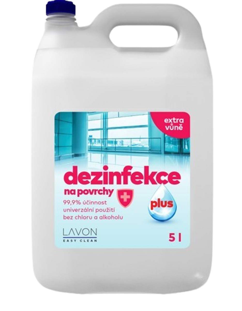 LAVON dezinfekce na povrchy PLUS bez chloru a alkoholu 5l